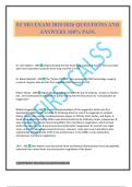 ECMO EXAM 2025&sol;2026 QUESTIONS AND ANSWERS 100&percnt; PASS&period;