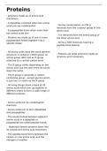 AQA Paper 1 Biological molecules - 3&period;1&period;4 Proteins 