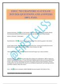 EDUC 703 CHAPTERS 12-13 EXAM 2025&sol;2026 QUESTIONS AND ANSWERS 100&percnt; PASS&period;