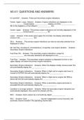 AS 411 QUESTIONS AND ANSWERS