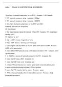 AS 411 EXAM 3 QUESTIONS & ANSWERS