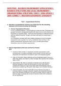 D078 TEM1 - BUSINESS ENVIRONMENT APPLICATIONS I&colon; BUSINESS STRUCTURES AND LEGAL ENVIRONMENT - ORGANIZATIONAL STRUCTURE&comma; TASK 1 &vert; 2026 UPDATE &vert; 100&percnt; CORRECT &vert; WESTERN GOVERNOR'S UNIVERSITY