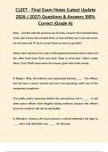 CLEET Final Exam Study Guide &vert; Complete Practice Questions & Verified Answers &vert; Oklahoma Law Enforcement Prep