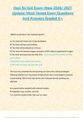 HESI RN Exit Exam Study Guide &vert; Complete Practice Questions & Verified Answers &vert; Nursing Exam Prep