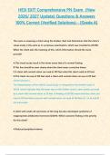 HESI EXIT Comprehensive PN Exam &lpar;New 2026&ndash;2027 Update&rpar; Questions & Answers &vert; Complete Practice Guide
