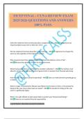 FICEP FINAL &colon; CUNA REVIEW EXAM 2025&sol;2026 QUESTIONS AND ANSWERS 100&percnt; PASS&period;