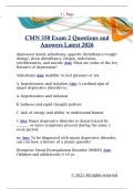 CMN 350 Exam 2 Questions and  Answers Latest 2026