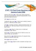CNIT 176 Final Exam Questions and  Answers Latest 2026