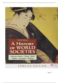 TEST BANK FOR A History of World Societies &comma;Twelfth Edition by Merry E&period; Wiesner-Hanks&comma; Patricia Buckley Ebrey ISBN&colon; 978-1319244552 COMPLETE GUIDE ALL CHAPTERS COVERED 100&percnt; VERIFIED A&plus; GRADE ASSURED&excl;&excl;&excl;&excl;&excl;NEW LATEST UPDATE&excl;&excl;&excl;&excl;