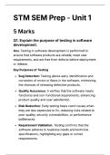 STM SEM Prep &ndash; Unit 1 &lpar;2026&sol;2027&rpar; &vert; Verified Questions & Expert Answers