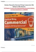 Electrical Wiring Commercial &lpar;18th Edition&rpar; Solution & Answer Guide &vert; Full Chapter Coverage &vert; Exam-Prep Ready &vert; Latest Edition