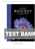 TEST BANK FOR Campbell Biology 12th Edition by Urry ISBN&colon; 978-0135188743 COMPLETE GUIDE ALL CHAPTERS COVERED 100&percnt; VERIFIED A&plus; GRADE ASSURED&excl;&excl;&excl;&excl;&excl;NEW LATEST UPDATE &excl;&excl;&excl;&excl;&excl;&excl;GUARANTEED PASS&excl;&excl;&excl;&excl;&excl;
