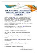 CDCR SGT Study Guide &lpar;Everything  in Folder&rpar; Questions and Answers  Latest 2026