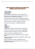 PHE 260 EXAM WITH COMPLETE SOLUTIONS 100&percnt; VERIFIED LATEST UPDATE 2026-27&excl;&excl;