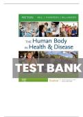 TEST BANK FOR The Human Body in Health & Disease - Hardcover 8th Edition by Kevin T&period; Patton&comma; Frank B&period; Bell ISBN&colon;978-0323734141 COMPLETE GUIDE ALL CHAPTERS COVERED 100&percnt; VERIFIED A&plus; GRADE ASSURED&excl;&excl;&excl;&excl;NEW LATEST UPDATE&excl;&excl;&excl;&excl;&excl;