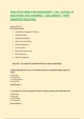 WGU D754 OBJECTIVE ASSESSMENT &vert; OA &vert; ACTUAL 70 QUESTIONS AND ANSWERS &vert; 2026 UPDATE &vert; WITH COMPLETE SOLUTION 