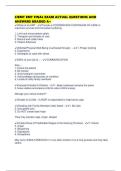  CIEMT EMT FINAL EXAM ACTUAL QUESTIONS AND ANSWERS GRADED A&plus;