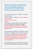 Galen NUR 242 Exam 3 Streb notes &vert; MOST RECENT EXAMS 2026 