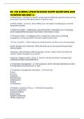 BA 350 RANDEL UPDATED EXAM SCRIPT QUESTIONS AND ANSWERS GRADED A&plus;               