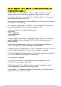 BA 350 RANDEL FINAL EXAM ACTUAL QUESTIONS AND ANSWERS GRADED A&plus;