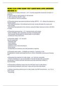 NURS 5338 CORE EXAM TEST QUESTIONS AND ANSWERS GRADED A&period;pdf