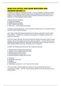 NURS 5338 ACTUAL 2026 EXAM QUESTIONS AND ANSWERS GRADED A&plus;