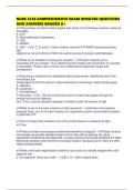 NURS 5338 COMPREHENSIVE EXAM UPDATED QUESTIONS AND ANSWERS GRADED A&plus;