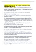 AG BOLC ACTUAL 2026 TEST PAPER QUESTIONS AND ANSWERS GRADED A&plus;