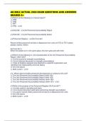 AG BOLC ACTUAL 2026 EXAM QUESTIONS AND ANSWERS GRADED A&plus;