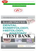 Test Bank For Illustrated Dental Embryology&comma; Histology&comma; and Anatomy 5th Edition by Margaret J&period; Fehrenbach&semi; Tracy Popowics 9780323611077 Chapter 1-20 Complete Guide&period;