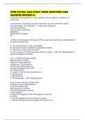 CPPB ACTUAL 2026 STUDY GUIDE QUESTIONS AND ANSWERS GRADED A&plus;