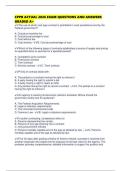 CPPB ACTUAL 2026 EXAM QUESTIONS AND ANSWERS GRADED A&plus;