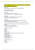 ASCP HEMATOLOGY 2026 CORE EXAM TEST QUESTIONS AND ANSWERS GRADED A&plus;