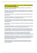 LIFESPAN DEVELOPMENT 2026 STUDY GUIDE QUESTIONS AND ANSWERS GRADED A&plus;