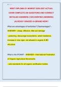 WSET DIPLOMA D1 NEWEST 2026-2027 ACTUAL  EXAM COMPLETE 250 QUESTIONS AND CORRECT  DETAILED ANSWERS &lpar;100&percnt;VERIFIED ANSWERS&rpar;  &vert;ALREADY GRADED A&plus;&vert;BRAND NEW&excl;&excl; 
