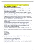 HUD CERTIFICATION 2026 STUDY GUIDE QUESTIONS AND ANSWERS GRADED A&plus;