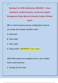 Workday Pro HCM Certification 2026-2027 &ndash; Exam  Questions&comma; Verified Answers&comma; and Human Capital  Management Study Material &vert;Already Graded A&plus;&vert;Brand  New&excl;&excl;