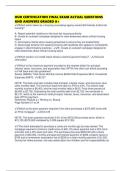 HUD CERTIFICATION FINAL EXAM ACTUAL QUESTIONS AND ANSWERS GRADED A&plus;
