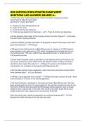 HUD CERTIFICATION UPDATED EXAM SCRIPT QUESTIONS AND ANSWERS GRADED A&plus;