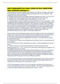 HESI FUNDAMENTALS FINAL EXAM ACTUAL QUESTIONS AND ANSWERS GRADED A&plus;