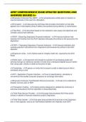 APRP COMPREHENSIVE EXAM UPDATED QUESTIONS AND ANSWERS GRADED A&plus;