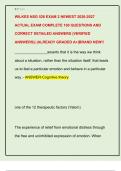 WILKES NSG 526 EXAM 2 NEWEST 2026-2027  ACTUAL EXAM COMPLETE 100 QUESTIONS AND  CORRECT DETAILED ANSWERS &lpar;VERIFIED  ANSWERS&rpar;&vert; &vert;ALREADY GRADED A&plus;&vert;BRAND NEW&excl;&excl; 
