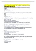 CMN 571 ACTUAL 2026 TEST PAPER QUESTIONS AND ANSWERS GRADED A&plus;