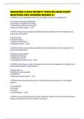 MANAGING CLOUD SECURITY UPDATED EXAM SCRIPT QUESTIONS AND ANSWERS GRADED A&plus;