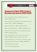  Rasmussen College MDC 1 Exam 1 Questions and Answers 100&percnt; PASS