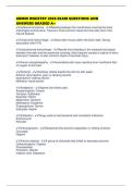 ABMDI REGISTRY 2026 EXAM QUESTIONS AND ANSWERS GRADED A&plus;