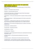 ABMDI REGISTRY PRACTICE EXAM TIPS QUESTIONS AND ANSWERS GRADED A&plus;