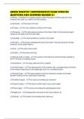 ABMDI REGISTRY COMPREHENSIVE EXAM UPDATED QUESTIONS AND ANSWERS GRADED A&plus;