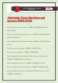 Sida badge Exam Questions and Answers 100&percnt; PASS