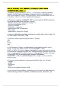 GPC F ACTUAL 2026 TEST PAPER QUESTIONS AND ANSWERS GRADED A&plus;